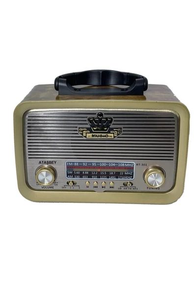 Everon Rt301 Nostalji Bluetooth Radyo ,usb, Sd , Mp3 Player... - Resim 2