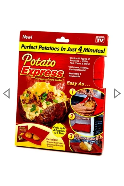 SSEPETLESENE Patates Pişirme Kumpir Torbası Potato - 1.5 x 10 ürün görseli 1