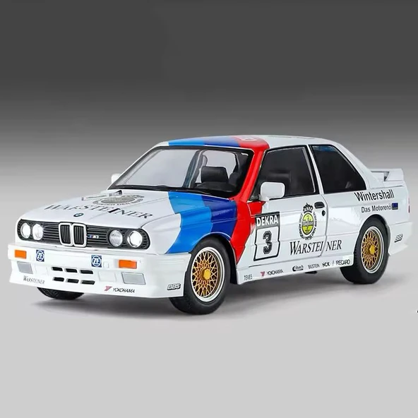 Hobiez World 1:24 Ölçekli Lisanslı Metal BMW M3 Kapıları ve Kaputu Açılabilir Model Araba ürün görseli 1