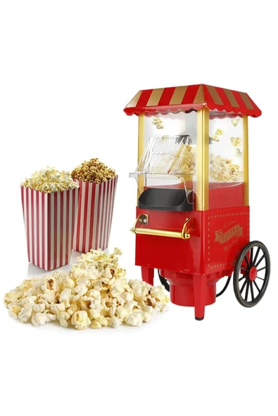 DigiMonster Yağsız Çalışma Teknolojisi | PG-618 | Mutfak Tipi | Retro Mısır Patlatma Popcorn Makinesi ürün görseli 1