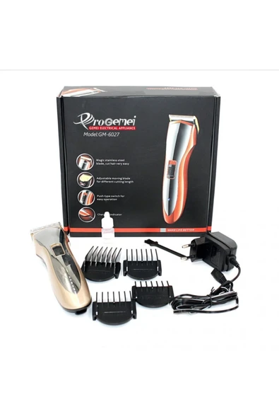Pro Gemei Gemei Gm-6027 Profesyonel Saç Ve Sakal Traş Makinesi ürün görseli 1