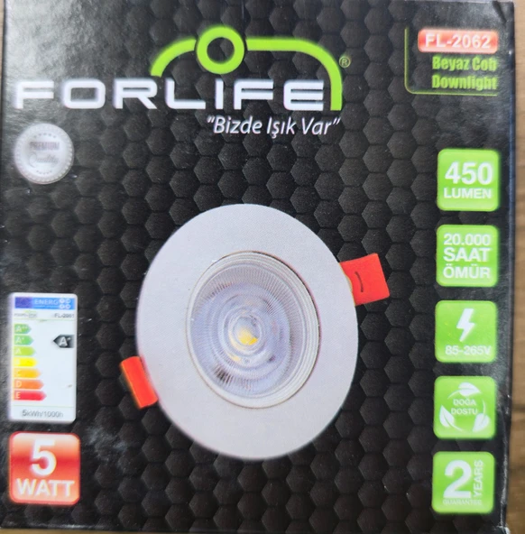 FORLİFE 5W COB LED (5 ADET) FL-2062 - Resim 2