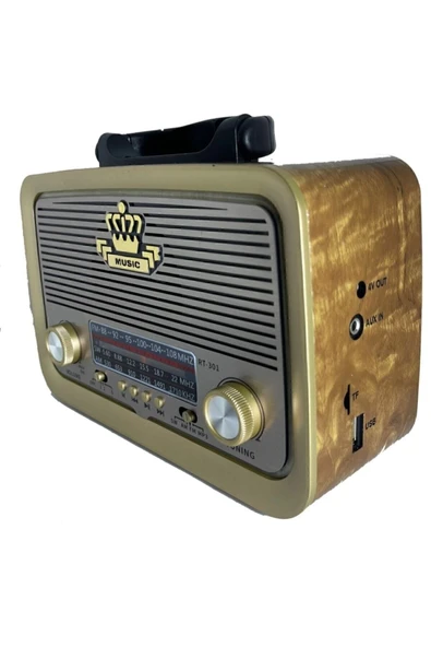 Everon Rt301 Nostalji Bluetooth Radyo ,usb, Sd , Mp3 Player... - Resim 3