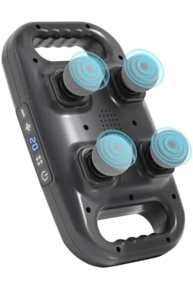 MR RZN STORE 4 Başlıklı Masaj Sı - Ergonomik Derin Doku Sırt Ve Boyun Masaj Aleti Ağrı Ve Sızı Giderici ürün görseli 1