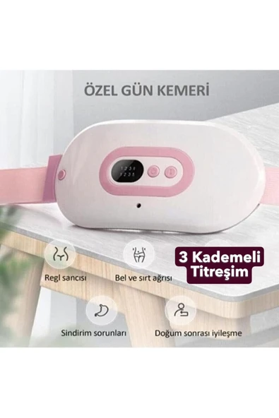 Allians Titreşimli Regl Kemeri, Elektrikli Masaj Kemeri, Konfor ve Rahatlık Sunar ürün görseli 1
