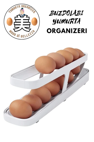 Modo Di Bellezza Buzdolabı Yumurta Organizeri 14 Yumurta Kapasiteli Düzenleyici Organizer Saklama Kabı ürün görseli 1
