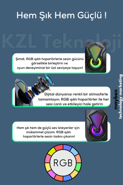 10numara A Bass Bilgisayar Hoparlörü Pc Laptop Notebook Telefon Hoparlör 3.5 Mm Jack Usb Speaker ürün görseli 1