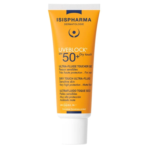 Isis Pharma Uveblock SPF 50+ Dry Touch Ultra Fluid 40 ml ürün görseli 1