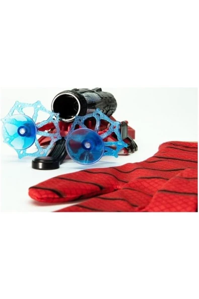 yuselbebe Spider Ağ Atan Eldiven Set Ok Atan Örümcek Adam Eldiveni ürün görseli 1