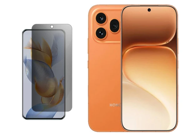 Honor 600 Pro 5G ile Uyumlu Mat Hayalet (Privacy) 9H Kırılmaz Nano Ekran Koruyucu ürün görseli 1