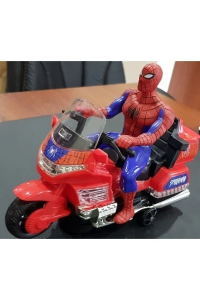 Genco Erkek Çocuk Oyuncak Spiderman Motor ürün görseli 1