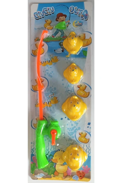 HİLAL PLASTİK Civciv Olta 5 Parça Oyuncak Olta Seti ürün görseli 1