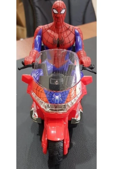 Genco Erkek Çocuk Oyuncak Spiderman Motor - Resim 3