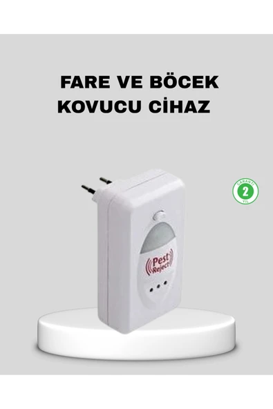 teknodayım Ultrasonik Haşere Kovucu Cihaz – Sessiz, Kimyasalsız ve Etkili Koruma ürün görseli 1