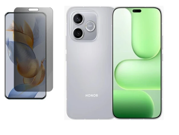 Honor 600 Lite 5G ile Uyumlu Mat Hayalet (Privacy) 9H Kırılmaz Nano Ekran Koruyucu ürün görseli 1