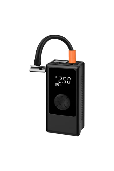 auhma A6699 Kablosuz Dijital Araç Hava Kompresörü | 150 PSI | 4000mAh | 4 USB | LCD Ekranlı & LED Iş ürün görseli 1
