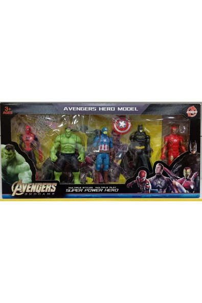 Kids Avengers 5'li karakter seti ürün görseli 1