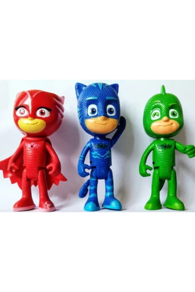 masalavm Pjmask 3'lü Figür Oyuncak Pj Maskeliler ürün görseli 1
