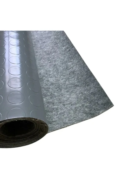 ÜN.K PARA DESEN KEÇELİ PVC PARALI MUŞAMBA GRİ OTO ARAÇ DÖŞEME ZEMİN DÖŞEME PASPAS ürün görseli 1