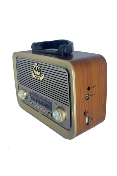 Everon Rt301 Nostalji Bluetooth Radyo ,usb, Sd , Mp3 Player... - Resim 4