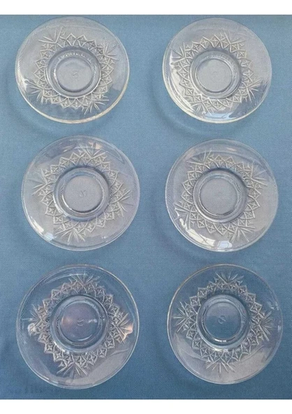 Paşabahçe Timeless Çay Tabağı 6 Adet Şık Sunum İçin Cam Malzeme ve Zarif Desen ürün görseli 1