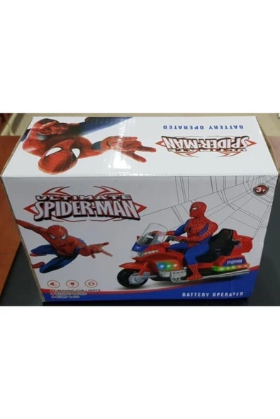 Genco Erkek Çocuk Oyuncak Spiderman Motor - Resim 4