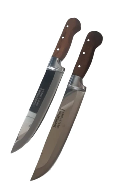 Hırdavatistan SÜRMENELİM EL DÖVMESİ EXTRA KESKİN KASAP BIÇAĞI 18 CM 2 ADET ürün görseli 1