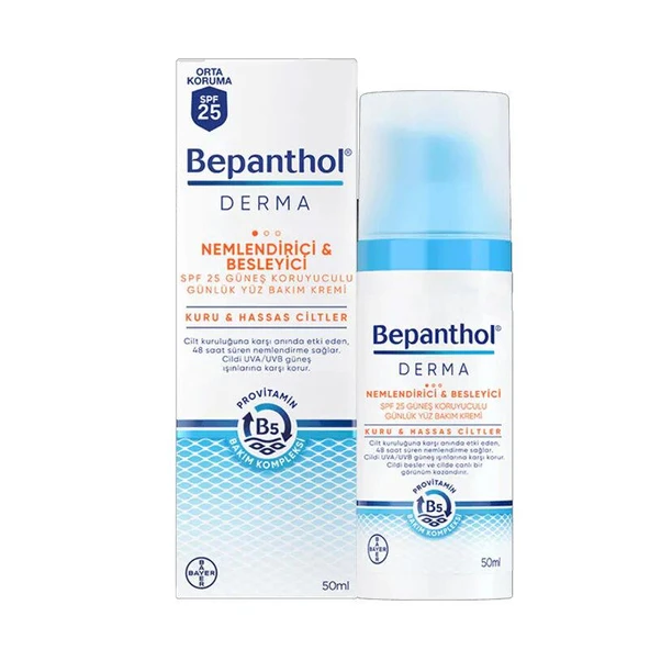 Bepanthol Derma Nemlendirici ve Besleyici SPF 25 ürün görseli 1