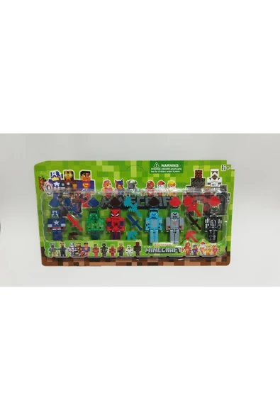 BYRKSHOP Minecraft 6 Lı Set Ve Aksesuarları ürün görseli 1