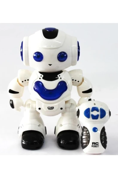 CAN OYUNCAK Uzaktan Kumandalı Robot Türkçe Sesli Işıklı Hareketli Pilli Oyuncak Akıllı Robot Dans Eden Robot ürün görseli 1