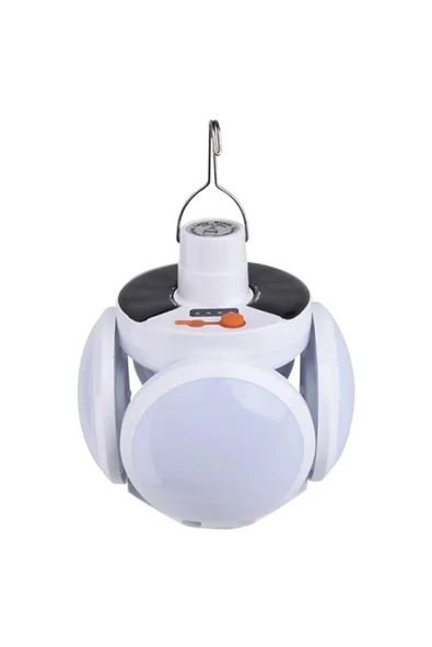 Breen Yuvarlak Solar Led Kamp Lambası – Işıldak – Usb’den / Gün Işığında Şarj- 5 Kanatlı ürün görseli 1