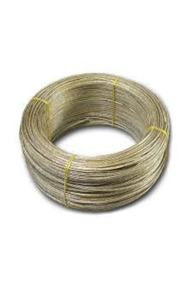KADİRTARIM 25 Metre Izoleli Çelik Halat 3 mm Izoleli Halat Çelik Izoleli Çamaşır Ipi ürün görseli 1