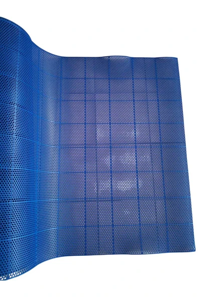 KADİRTARIM PVC KARE PASPAS 120 X 50 CM MAVİ BANYO KAYMAZ YER ZEMİN MATI ürün görseli 1