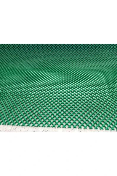 KADİRTARIM PVC PASPAS 90 X 450 CM YEŞİL BANYO KAYMAZ YER ZEMİN MATI S-MAT ZİNCİR DESEN ürün görseli 1
