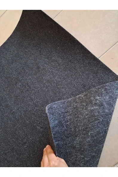 KADİRTARIM RİP HALIFLEKS 2 X 24 METRE ANTRASİT Ofis Fuar Halısı Rip Halı Ucuz Halıfilex ürün görseli 1