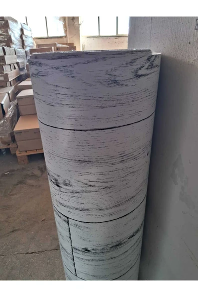KADİRTARIM PVC GRİ YER MUŞAMBASI 1 X 6 METRE ZEMİN KAPLAMASI KEÇELİ PARKE DESEN POPFLEKS MİNEFLÖ ürün görseli 1