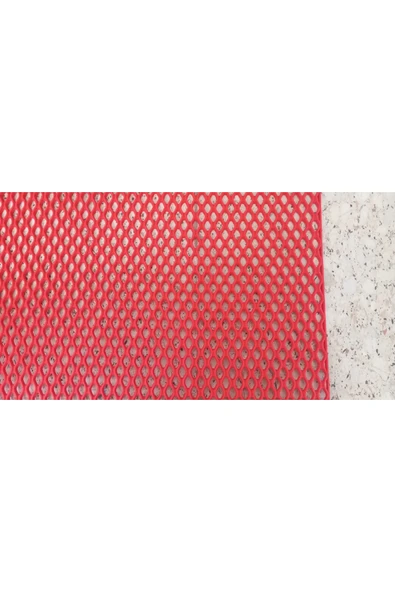 KADİRTARIM PVC PASPAS 120 X 300 CM KIRMIZI BANYO KAYMAZ YER ZEMİN MATI S-MAT ZİNCİR DESEN ürün görseli 1