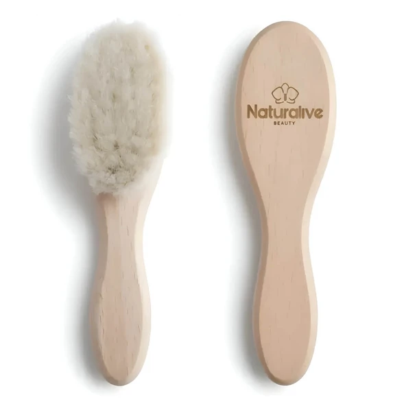 Naturalive Doğal Keçi Kılı Bebek Tarağı ürün görseli 1