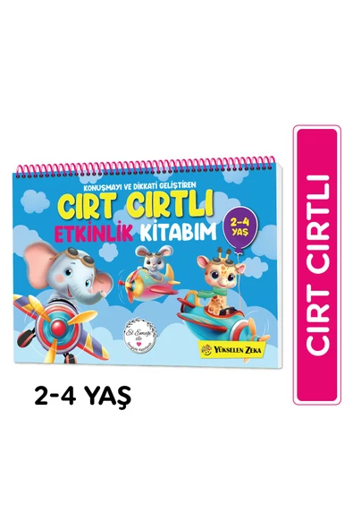 yükselen zeka 2-4 Yaş Cırt Cırtlı Etkinlik Kitabım ürün görseli 1