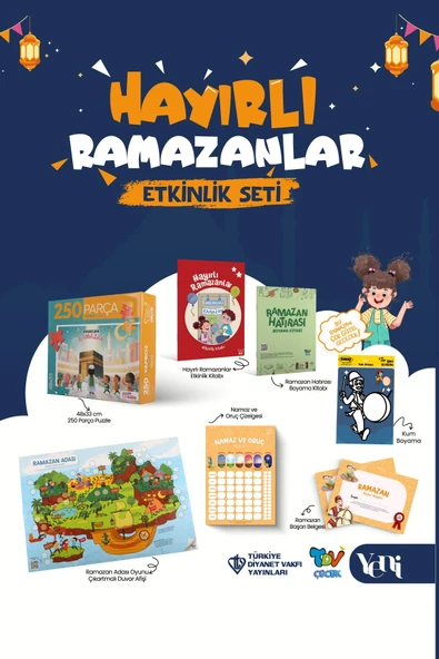 Türkiye Diyanet Vakfı Yayınları Hayırlı Ramazanlar Etkinlik Seti ürün görseli 1