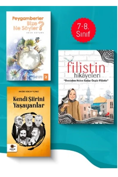 Diyanet İşleri Başkanlığı OKUMA YARIŞMASI 7-8. SINIF PEYGAMBERLER BİZE NE SÖYLER - KENDİ ŞİİRİNİ YAŞAYANLAR - FİLİSTİN HİKA... ürün görseli 1