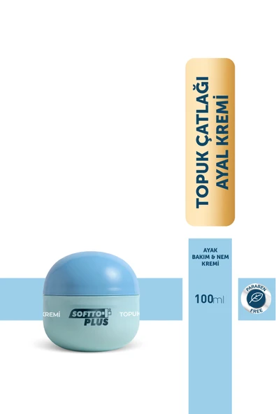 SOFTTO PLUS  TOPUK ÇATLAĞI AYAK KREMİ 100 ML ürün görseli 1