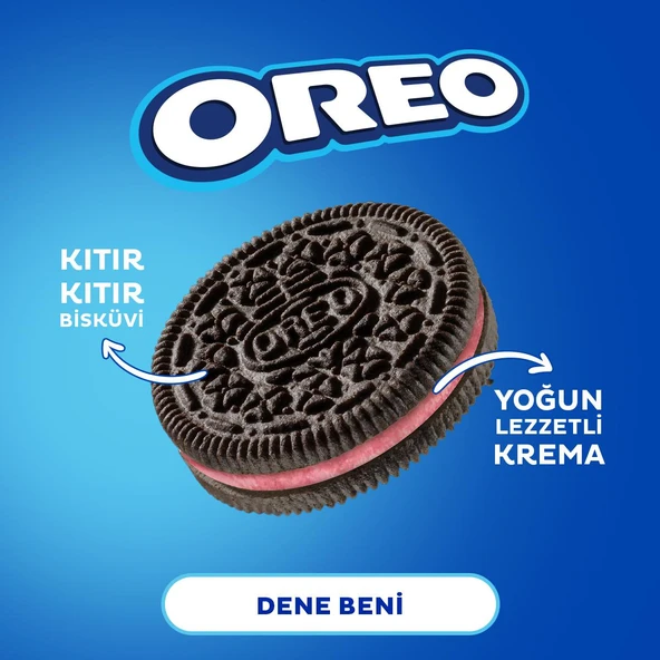 Oreo Bisküvi Çilekli 228gr - 4 Paket - Resim 5