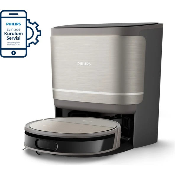 Philips XU9100/10 Homerun 9000 Serisi Islak Temizlik Yapabilen Robot Süpürge (Philips Türkiye Garantili) ürün görseli 1