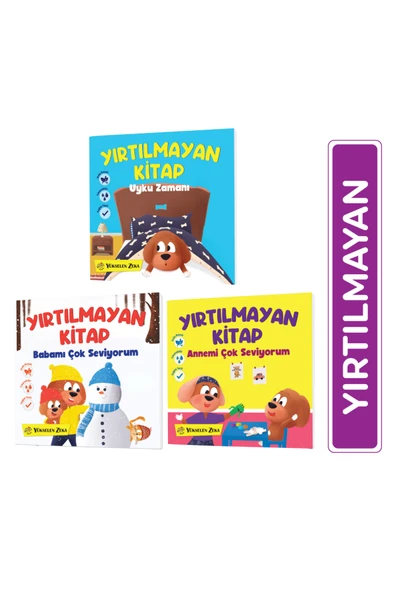 yükselen zeka Yırtılmayan Kitap Seti - Ceviz ürün görseli 1