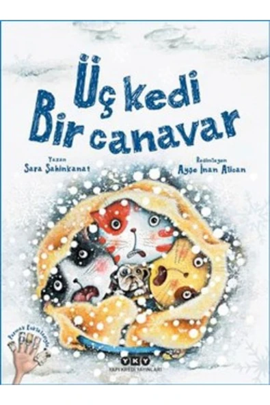 Yapı Kredi Yayınları Üç Kedi Bir Canavar kitabı - Arslan Sayman & Sara Şahinkanat - Yapı Kredi Yayınları ürün görseli 1