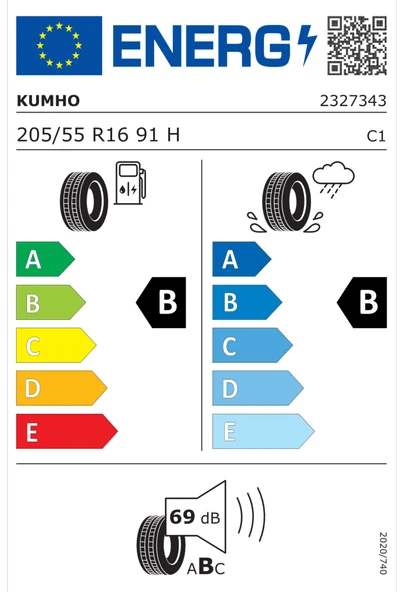 205/55R16 91H ECOWINGS ES31 - Resim 2