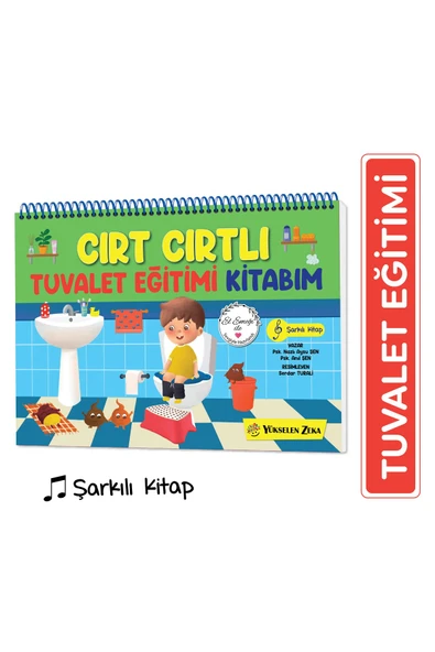 yükselen zeka Yükselen Zeka Cırt Cırtlı Tuvalet Eğitimi Kitabım ürün görseli 1