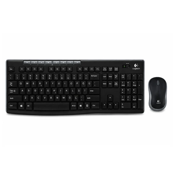 Logitech MK270 Kablosuz Klavye Mouse 920-004525 ürün görseli 1