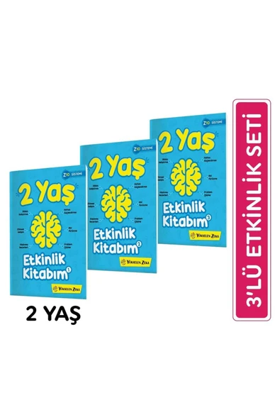 yükselen zeka 2 Yaş Etkinlik Kitabım Seti (Z10 Sistemi) ürün görseli 1